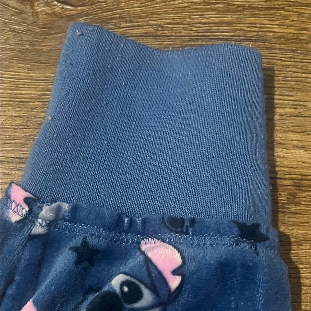 Disney Blue Pajama Pants with Stitch Design - Picture 6 of 9